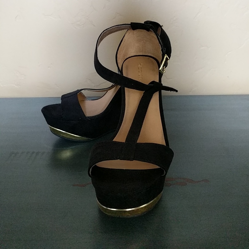 Black wedges from Target